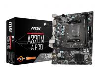 MSI A320M-A PRO AM4 DDR4 SES GLAN HDMI/DVI SATA3 USB3.2 MATX